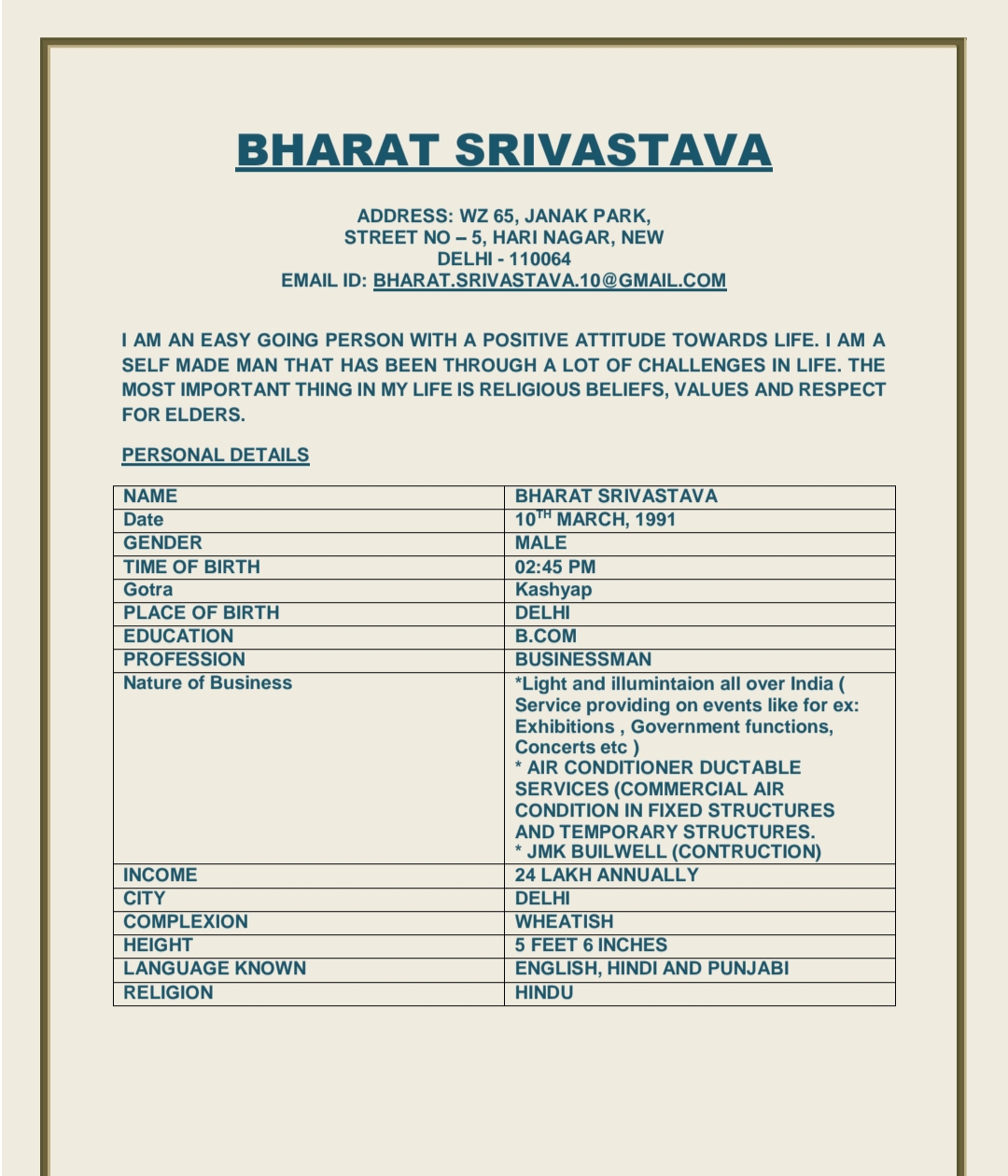 Bharat srivastav 